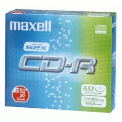 MAXELL CDR 80 XL 10pcs